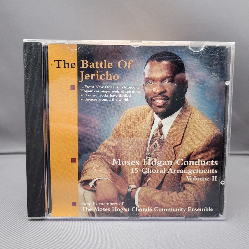 The Battle Of Jericho by Moses Hogan (CD, 1995) 15 Choral Arrangements Volume II
